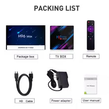 H96 MAX RK3318 Smart TV Box Android 11 4G 64GB 32G 4K