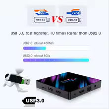H96 MAX RK3318 Smart TV Box Android 11 4G 64GB 32G 4K